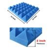 Pyramid Acoustic PU Foam – Blue